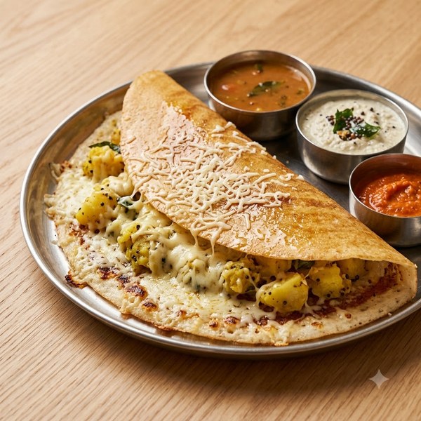 Cheese Masala Dosa - Oil