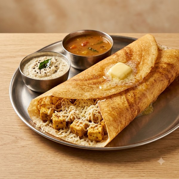 Cheese Paneer Dosa - Butter