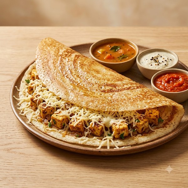 Cheese Paneer Dosa - Oil