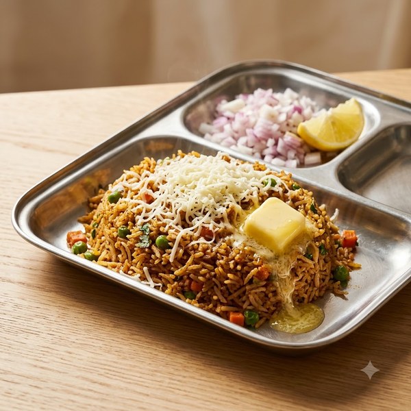 Cheese Pulav - Butter