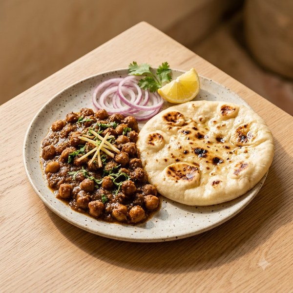 Chhole Kulcha (Plain)