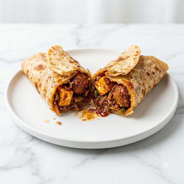 Manchurian Paneer Schezwan Frankie - Regular