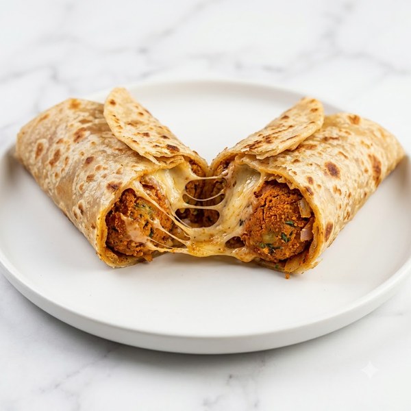 Manchurian Peri Peri Frankie - Cheese