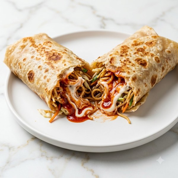 Noodles Schezwan Mayonnaise Frankie - Regular