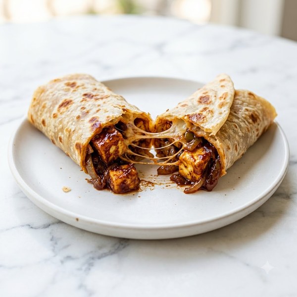 Paneer Barbeque Spring Frankie - Cheese