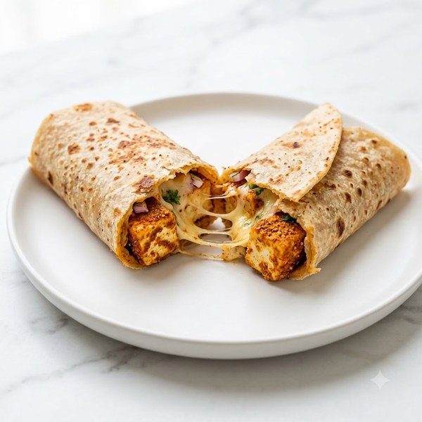 Paneer Peri Peri Frankie - Cheese