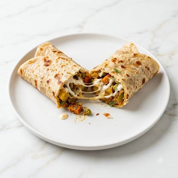 Veg Mayonnaise Frankie - Cheese