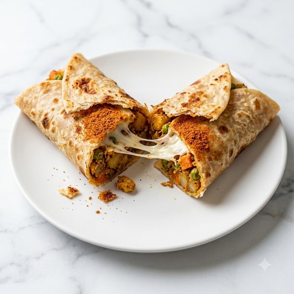 Veg Peri Peri Frankie - Cheese