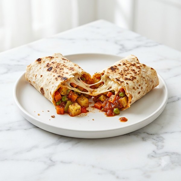 Veg Pizza Sauce Frankie - Cheese