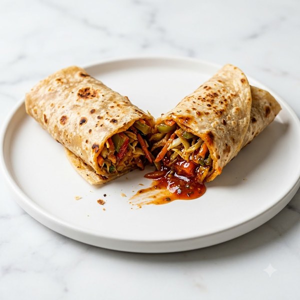 Veg Schezwan Frankie - Regular