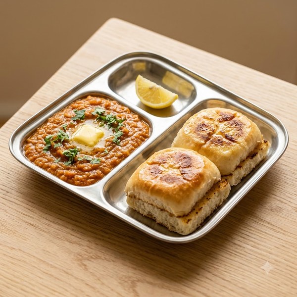 Jain Bhaji Pav - Butter