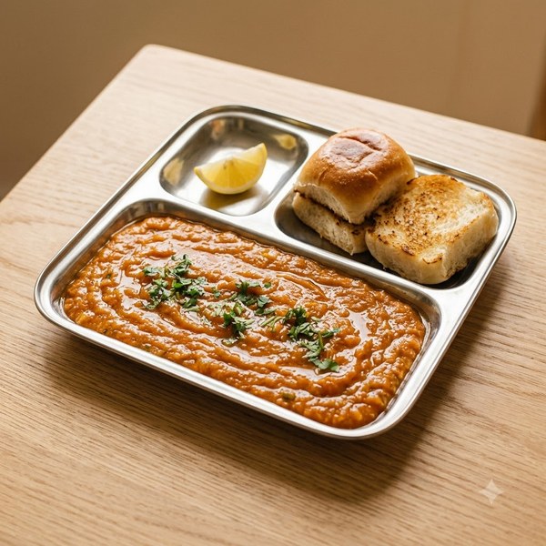 Jain Bhaji Pav - Oil