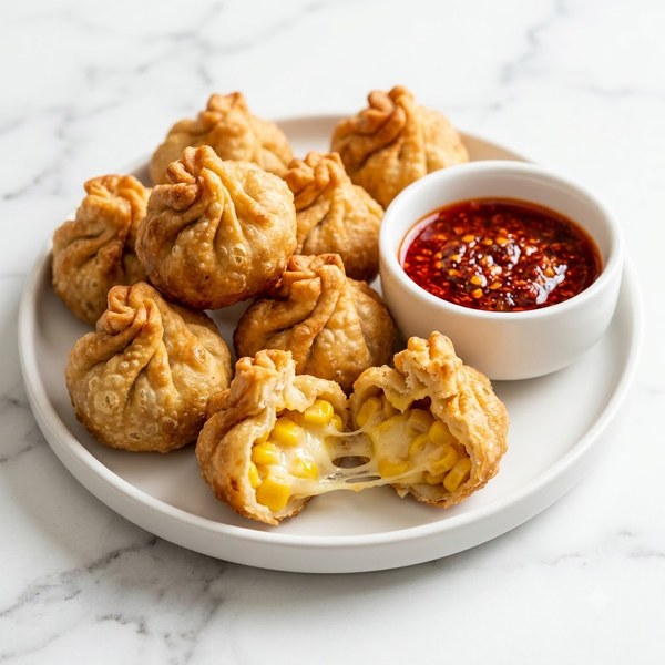 Paneer Kurkure Momos - 5pcs
