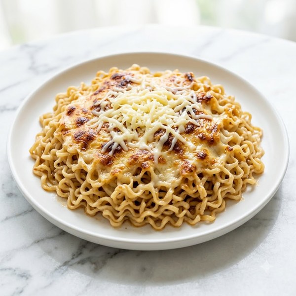Baked Cheese Tadka Maggi