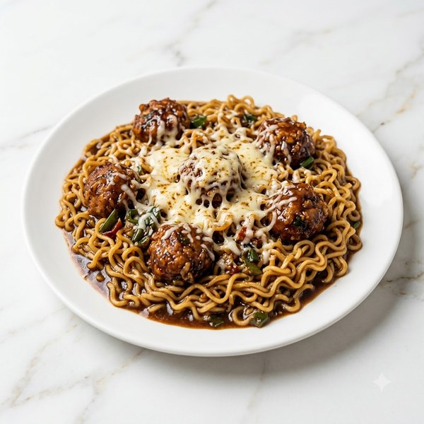 Manchurian Cheese Tadka Maggi
