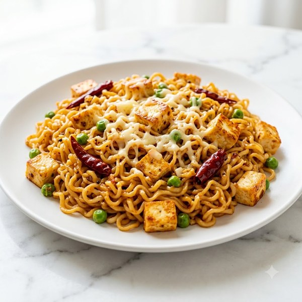 Paneer Cheese Tadka Maggi