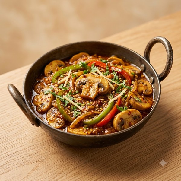 Mushroom Kadhai