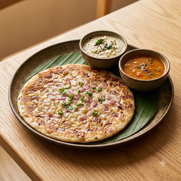 Onion Uttapam - Oil