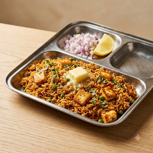 Paneer Pulav - Butter
