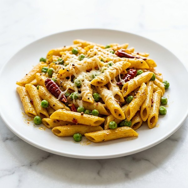 Veg Cheese Butter Tadka Pasta