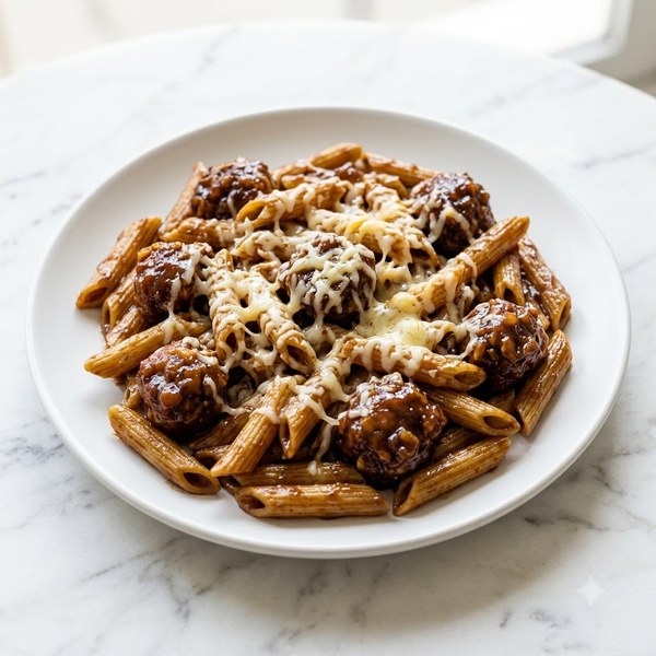 Manchurian Cheese Tadka Pasta