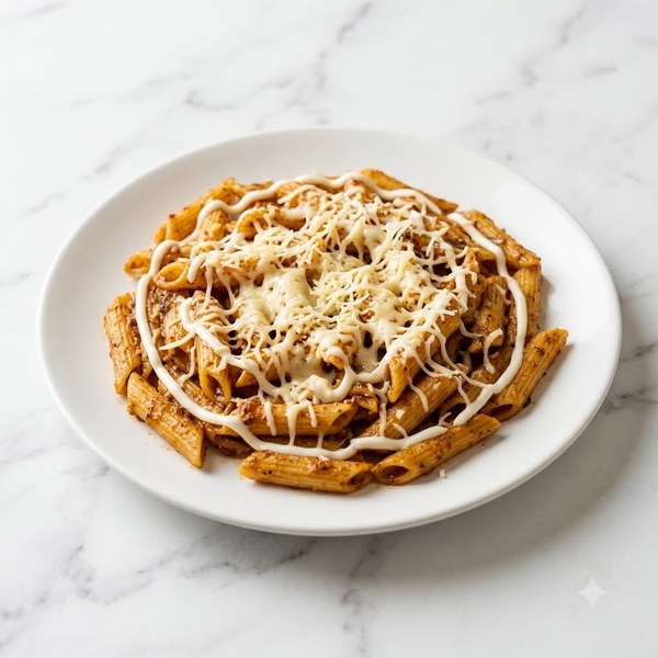 Cheese Tadka Mayonnaise Pasta