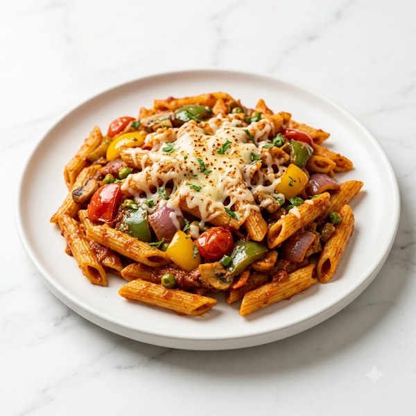 Punjabi Tadka Cheese Pasta
