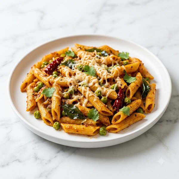 Cheese Tadka Pasta