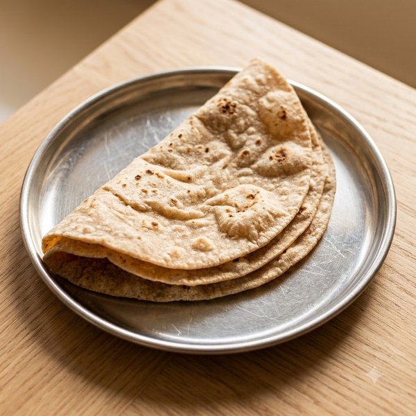 Plain Roti (Whole Wheat)