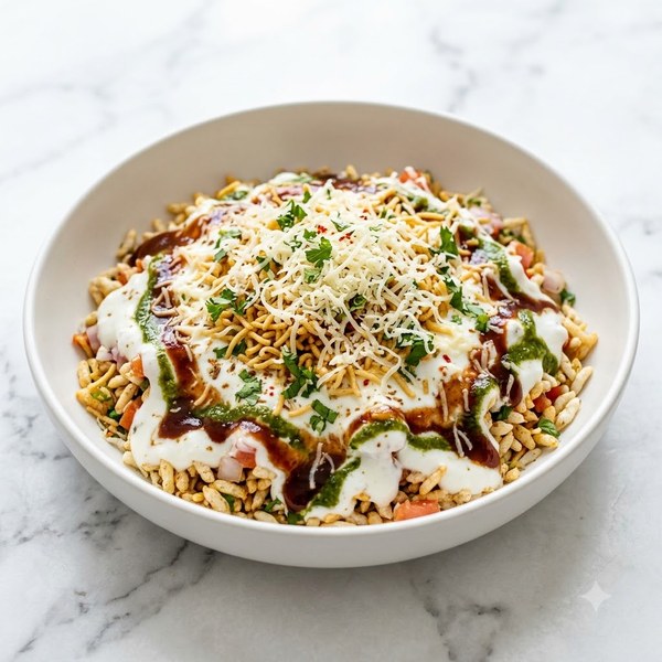 Punjabi Dahi Bhel - Cheese