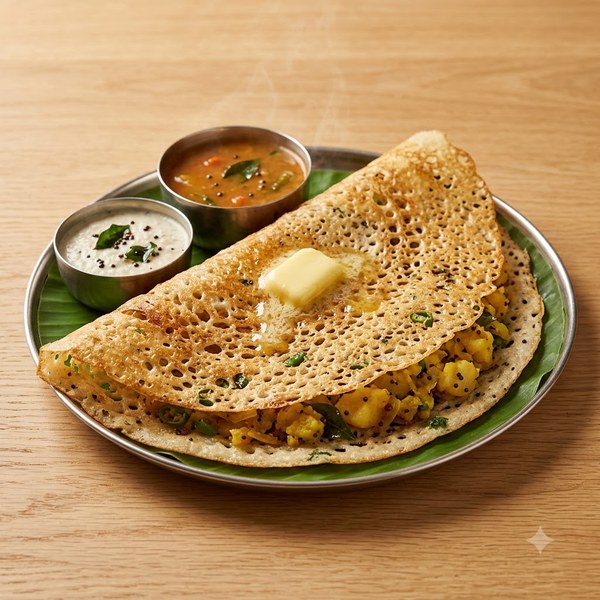Rawa Masala Dosa - Butter