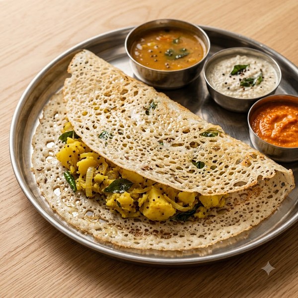 Rawa Masala Dosa - Oil