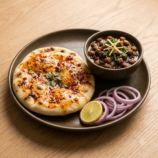 Schezwan Chhole Kulcha