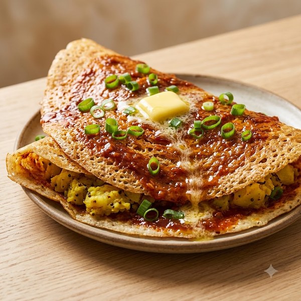 Schezwan Masala Dosa - Butter