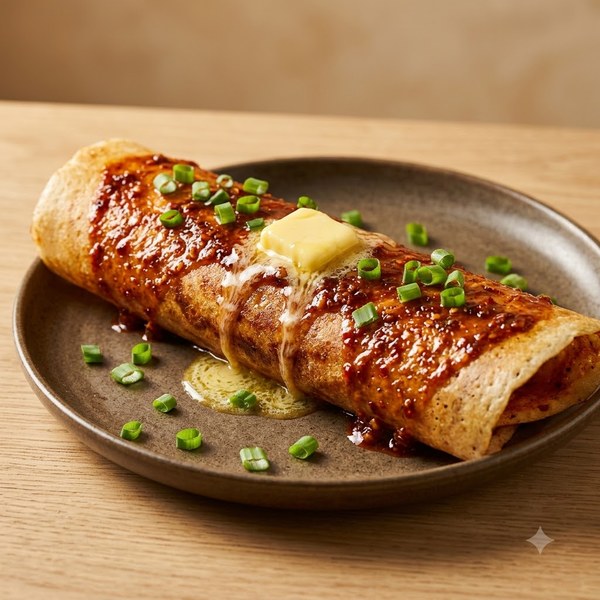 Schezwan Plain Dosa - Butter