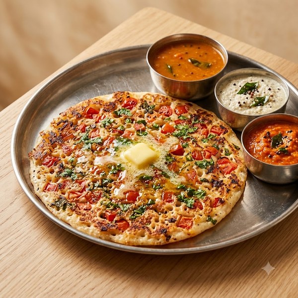 Tomato Uttapam - Butter